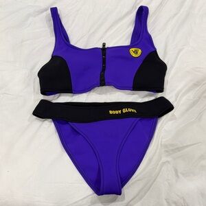Body Glove Vibrant Purple and Black Bikini